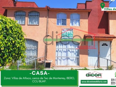 RENTA DE CASA en Villas Atlixco Puebla cerca de CCU BUAP