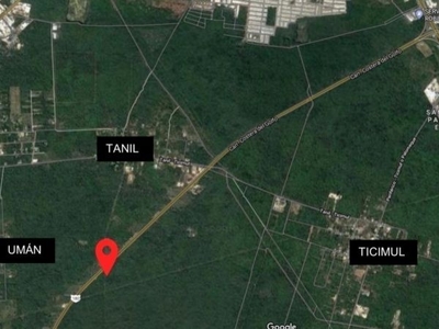 Terreno Tanil Carretera Mérida- Campeche 10 Has cerca de Procon Planta Waad