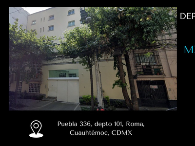 Departamento En Calle Puebla, Roma Norte, Cdmx | Jgr-za-117