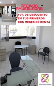 ¡ESTOY RENTANDO UNA OFICINA EN TLALNE!