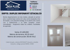 2 recamaras en venta en iztacalco