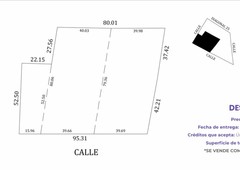 más de 500 mts. en venta en pueblo cholul mérida