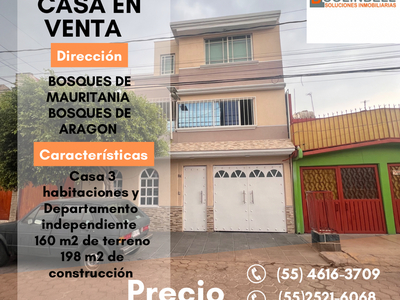 Casa en venta Bosques De Aragón, Nezahualcóyotl