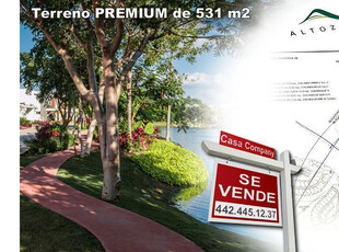 En Venta Terreno En Altozano De 531 M2 - Premium !! Único !!