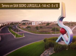 Se Vende Terreno En San Isidro De Juriquilla, 144 M2 - 8x18,