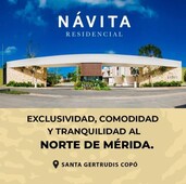 casa en venta residencial navita, mod. b en santa gertrudis copo. mérida yuc.