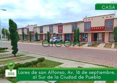 casa en venta al sur de puebla, lares de san alfonso