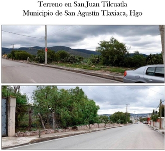 Terreno en Venta en San Juan Tilcuatla San Agustín Tlaxiaca, Hidalgo