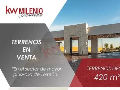 Terreno Residencial En Venta, El Cardenchal, Torreon Coahuila. Mexico.