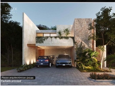 Casa en Preventa D Lux 3 habitaciones y cuarto de servicio Temozon Norte Yucatan