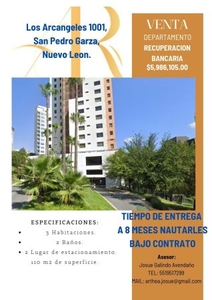 Departamento en calle los Arcángeles 1001, San Pedro Garza, Nuevo León.