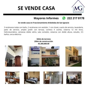 Venta de Casa en Fraccionamiento Arboleda de San Ignacio