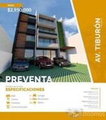 3 cuartos, 140 m departamento en venta fraccionamiento costa de oro boca del