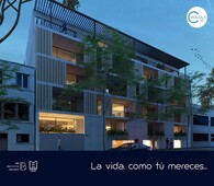 departamento en venta con roof garden , col, condesa, cholula,cuahutémoc, cdmx - 2 habitaciones - 2 baños