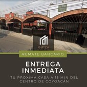 doomos. casa en pueblo la candelaria coyoacán - remate bancario - entrega inmediata