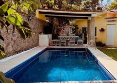 en venta, casa un nivel fracc. las fincas jiutepec - 4 baños - 227 m2