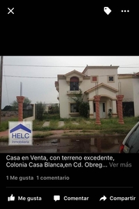 Casa en Venta en CASA BLANCA Ciudad Obregón, Sonora