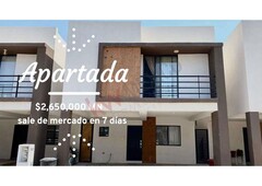 casa en venta equipada con cocina, closets y unidad paquete en sector jupiter, entre valle del sol y gomez morin