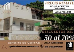 doomos. vendo casa en acapulco excelente vista al mar alberca remato ak