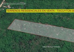 lotes residenciales en venta - tixcuytun mérida, yucatán