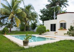 venta de casa de una planta en temozón norte