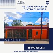 venta de casa en el centro de mérida, yucatán... nt-288