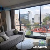 departamento en venta - quintana roo, roma sur al 500, cuauhtemoc