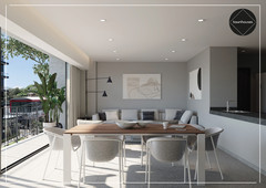 en venta, departamentos ph lujo 1 recámara con roof garden privado. isurgentes extremadura - 2 baños - 114 m2