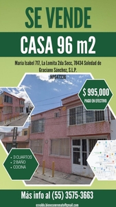 Casa en Venta en LA LOMITA Soledad de Graciano Sánchez, San Luis Potosi