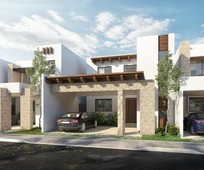 Casa Modelo Aqua en Privada Amara, Santa Gertrudis Copó, Mérida Norte