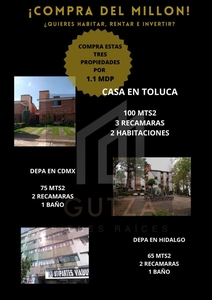 Doomos. Super Remate de Casa en Venta en URBI Villa del rey, Huehuetoca, Edo Mex RCV