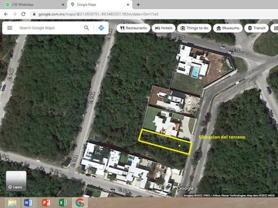 Venta terreno Residencial en Campestre Viladiu Zona Norte Cholul Mérida Yucatán