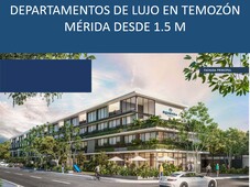 departamento en venta en temozón norte, mérida, yucatán