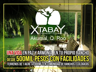 Ranchos De 4,000 M2 En La selva De Solidaridad, Quintana Roo.