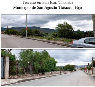 Terreno en Venta en San Juan Tilcuautla San Agustín Tlaxiaca, Hidalgo