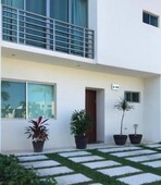 3 cuartos, 117 m cancun, casa en condominio a la venta en residencial duke
