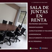 TENEMOS SALA DE JUNTAS A BUEN PRECIO POR HORA DISPONIBLES