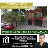 doomos. casa grande en alvaro obregon cdmx remate bancario