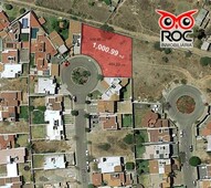 oportunidad, terreno 1,000 m2 en real de juriquilla, queretaro