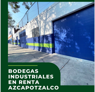 Bodegas Industriales En Renta En Azcapotzalco.hfs