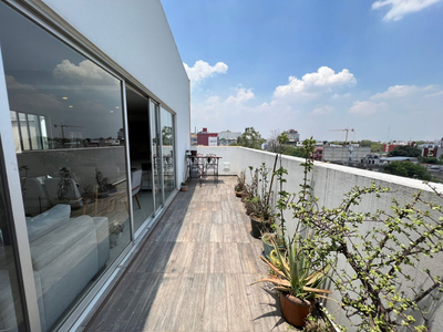 Excelente Penthouse Con Doble Terraza En Roma Norte