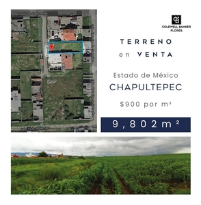 Terreno En Venta En Chapultepec, A 15 Min Metepec, Calimaya, Salida A Carretera Toluca- Tenango Y Lerma. Tenango.