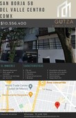 pent house con roof privado y 3 recámaras, del valle centro, cdmx