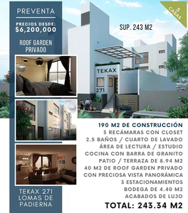 Preventa Casas En Lomas De Padierna