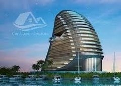 departamento en venta en puerto cancun shark tower zona hotelera