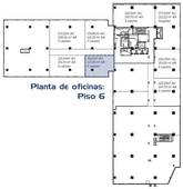 Oficina corporativa en edificio mixto Valle Oriente