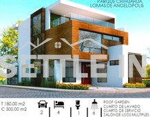 a05 casa en pre-venta parque chihuahua en lomas de angelopolis 4,550,000 - 4 recámaras - 7 baños
