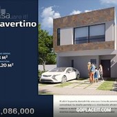 Venta Casa Nueva Modelo Travertino en La Rayana II Residencial, Cascatta II, onamiento Lomas de Angelópolis - 2 baños - 147.20 m2