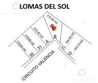 terreno en venta en el fraccionamiento lomas del sol, ideal para inversionistas o desarrolladores