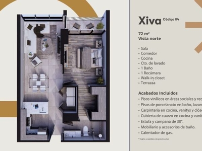 Departamento nuevo en Xávia - modelo XIVA, Tijuana BC